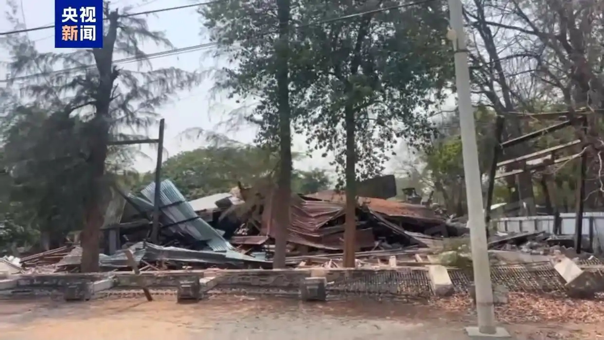 实皆市区的受损情况非常严重